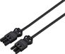 Sygonix SY-6676362 Verlengkabel Zwart 3 m