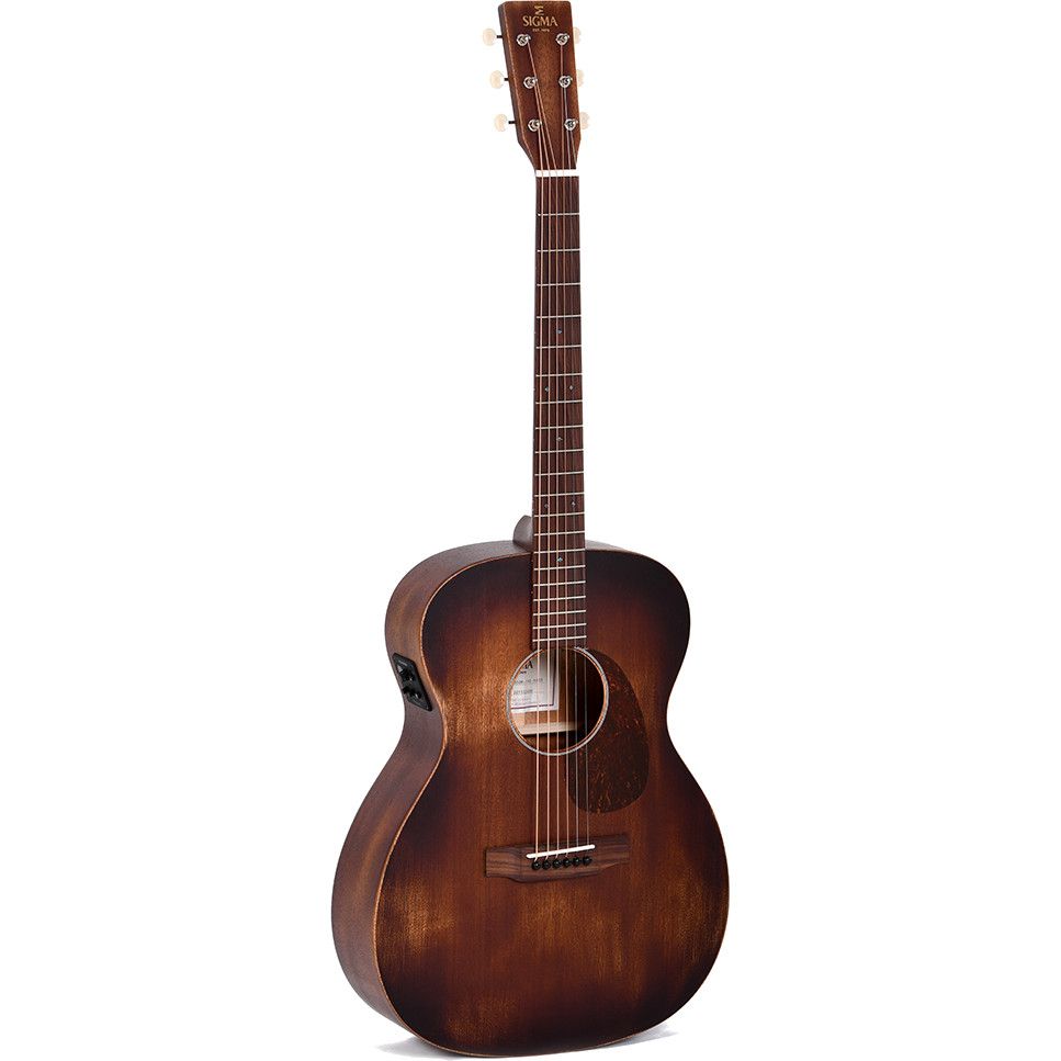 Sigma Guitars 000M-15E Aged Distressed Satin elektrisch-akoestische westerngitaar