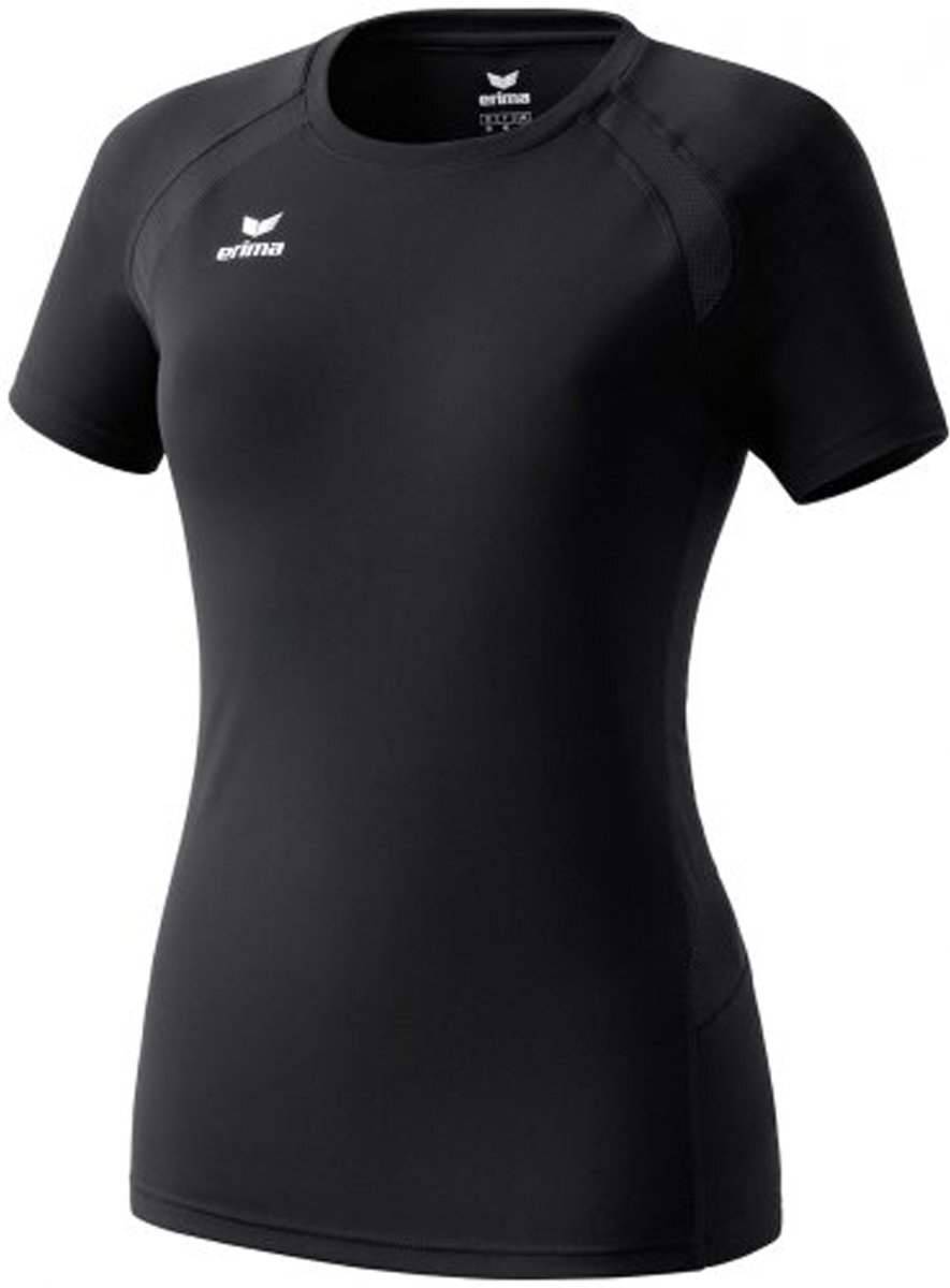 Erima Performance T-Shirt - T-Shirt - Dames - Maat 36 - Zwart