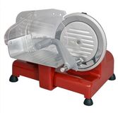 Kitchen Chef 110W elektrische snijmachine 19,5 cm rood/roestvrij staal