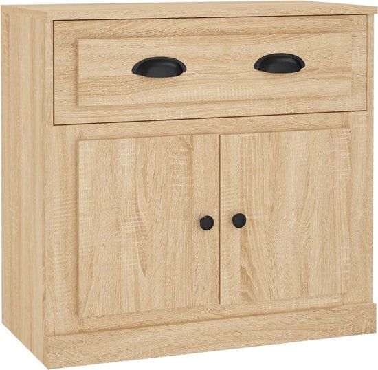 vidaXL Dressoir Sonoma Eiken Hout 70x35,5x67,5 cm