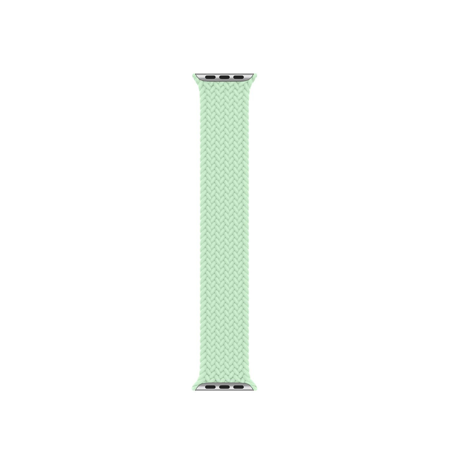 Apple Gevlochten solobandje voor de Apple Watch | 38/40/41/42 mm - Maat 2 - Pistachio
