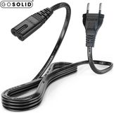 GO SOLID! Netsnoer geschikt voor Pioneer DJ Mixer DJM-350 2-kanaals