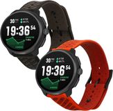 kwmobile 2x horlogebandjes geschikt voor Suunto Race 2 / RUN / Race S / Suunto vertical / 9 Peak / 5 Peak bandje - Smartwatch bandjes van TPU - Activity tracker horloge band in zwart / grijs / rood