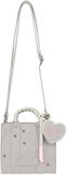 Fritzi aus Preußen Schoudertas Handtas Square Mini Limited Wiesn Crossbody Bag Warm Stone Lichtgrijs