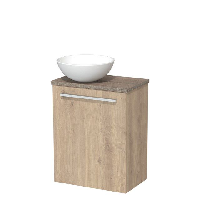 Maxaro Modulo Toiletmeubel - Lichtbruin Eiken - 41 cm