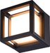 HOFTRONIC Pia LED Wandlamp Zwart IP54 6W 3000K