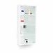 Relaxdays Armoire à pharmacie XXL - RVS - Métal - Verre - 57 x 27 x 12 cm - Blanc