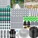 Shenzhen Haorui Industrial Technology Co., Ltd. Système d'irrigation jardin 243 pièces kit d'irrigation, 40 m + 6 m kit d'irrigation micro-goutte à goutte