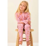 Little Label pyjama met strikjes print Roze Meisjes Stretchkatoen Ronde hals - maat 170-176