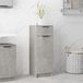 Maison Exclusive - Meuble de salle de bain aspect béton, gris, 32x34x90 cm, fabriqué en panneau de fibres de bois