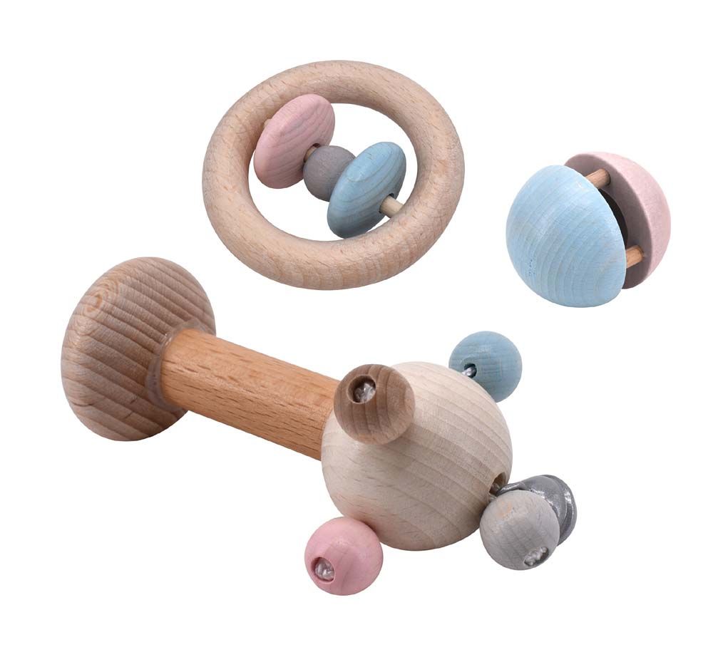 Music for kids VOG - Houten Set Tic-Toc-Roti - Multicolour - Boy/Girl - 12 months+ - 3 pieces