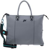 Gabs Leren schoudertas G3 Plus TG Bull Black Shoulder Bag Rugiada blauwgrijs