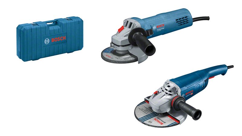 Bosch GWS 22-230 J + GWS 880 Haakse Slijpmachine - 2200W - 23cm - 6500 RPM - Inclusief Koffer