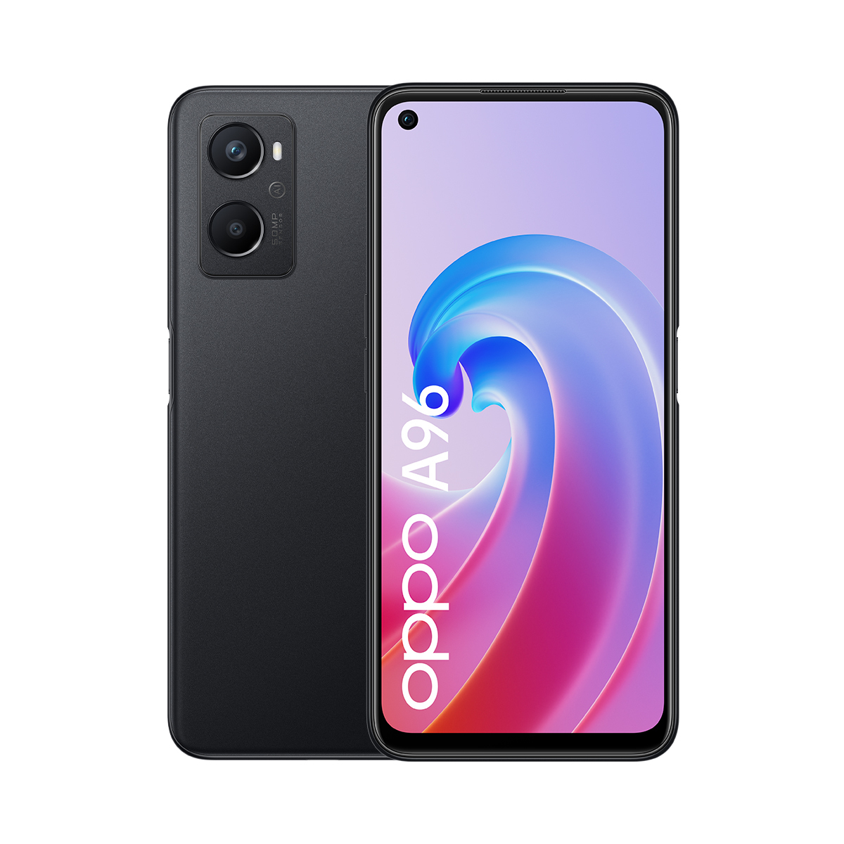 OPPO A96 - Smartphone - 128 GB - 8 GB RAM - Dual SIM - 6.59" - Android 11 - Zwart