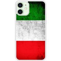 Apple iPhone 12 Drapeau italie Verstevigd hoesje met sublimatie bedrukking