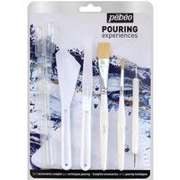 Pebeo Pouring Experiences - Set hulpmiddelen om verf te gieten - 11 stuks