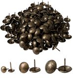 IPEA Gestoffeerde spijkers, 500 stuks, sierklinknagels voor meubels, kleding, metalen naalden voor stoel, kleur antiek goud, 9 x 12 mm