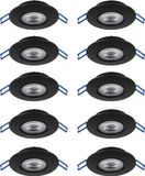 EGLO 10-delige set LED inbouwspots Cedrez, Ø 9 cm