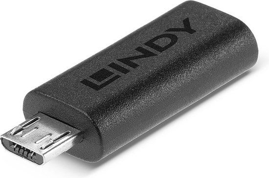 LINDY USB 2.0 Adapter [1x USB-C bus - 1x Micro-USB 2.0 B stekker]