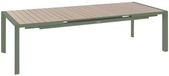 Hespéride Uitschuifbare tuintafel voor 10 personen van aluminium met houteffect ÉVASION