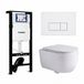 Geberit QeramiQ Dely Swirl Toiletset - Mat Wit