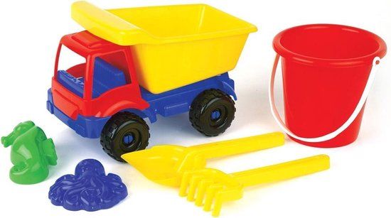 Vedes Sand LkW + Sandgarnitur 6-tlg