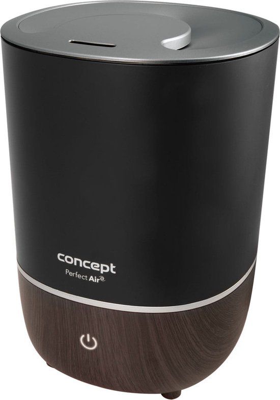 Concept Perfect Air - Luchtbevochtiger Aromatherapie / Diffuser 4 liter - Zwart