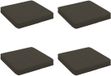 vidaXL - Zitkussens - VUGHT - 4 stuks - 100% Polyester - Antraciet
