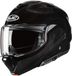 HJC F100 Solid Metal Zwart Systeemhelm
