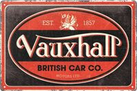 Merkloos Nostalgic-Art Metalen Wandbord Vauxhall - Vintage Oval - 20 x 30 cm