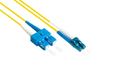 Alcasa LW-903LS InfiniBand en Glasvezelkabel 3 m 2x LC 2x SC Geel