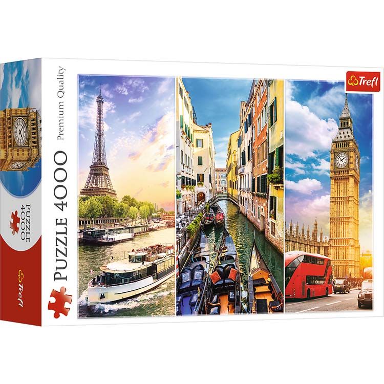 Trefl - Puzzel 4000 stukjes - Trip around Europe - Volwassenen & Kinderen