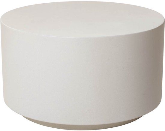 DÉJA Living Salontafel Bergby - Rond Beige Eco Composiet - 60x60x35cm