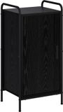 vidaXL Dressoir noir chêne 97 x 33 x 81 cm Bois traité