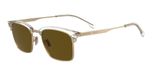 Boss Boss 1888/g/s Verre Rectangle Marron 53mm Lunettes de soleil homme