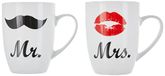 Out of the Blue Mr. & Mrs. Mokken - Porselein Koffiebeker Gift Set