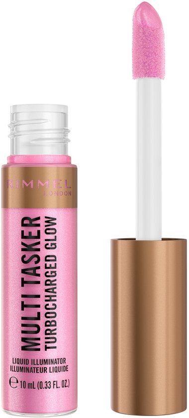 Rimmel Multi Tasker Turbocharged Glow Liquid Illuminator - 001 - Not a Basic B, 10 ml