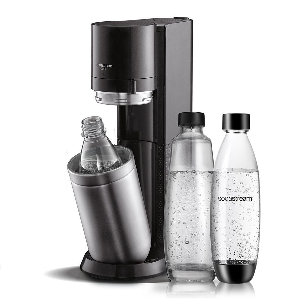 SodaStream DUO Bruiswatertoestel - Zwart, Roestvrijstaal