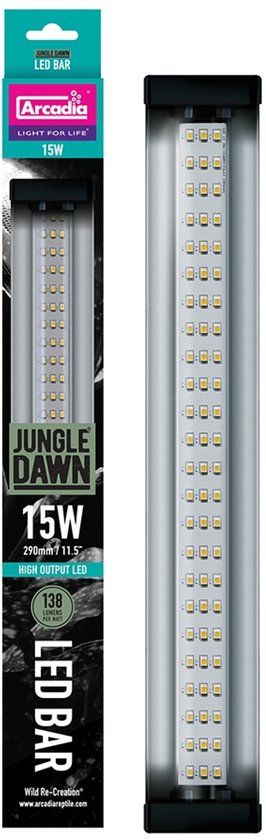 Arcadia Jungle Dawn LED Bar 290mm 15 Watt full spectrum terrariumverlichting