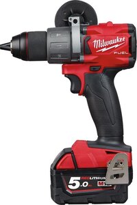 Milwaukee M18 FPD2-502X 18V Li-Ion accu klopboor-/schroefmachine set 2x 5.0Ah accu in HD Box - koolborstelloos