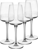 Villeroy & Boch Afina witte wijnglazen 125 ml set van 4