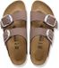 Birkenstock Arizona Sandalen Big Buckle Birkibuc - Vrouwen - Bruin - Maat 38