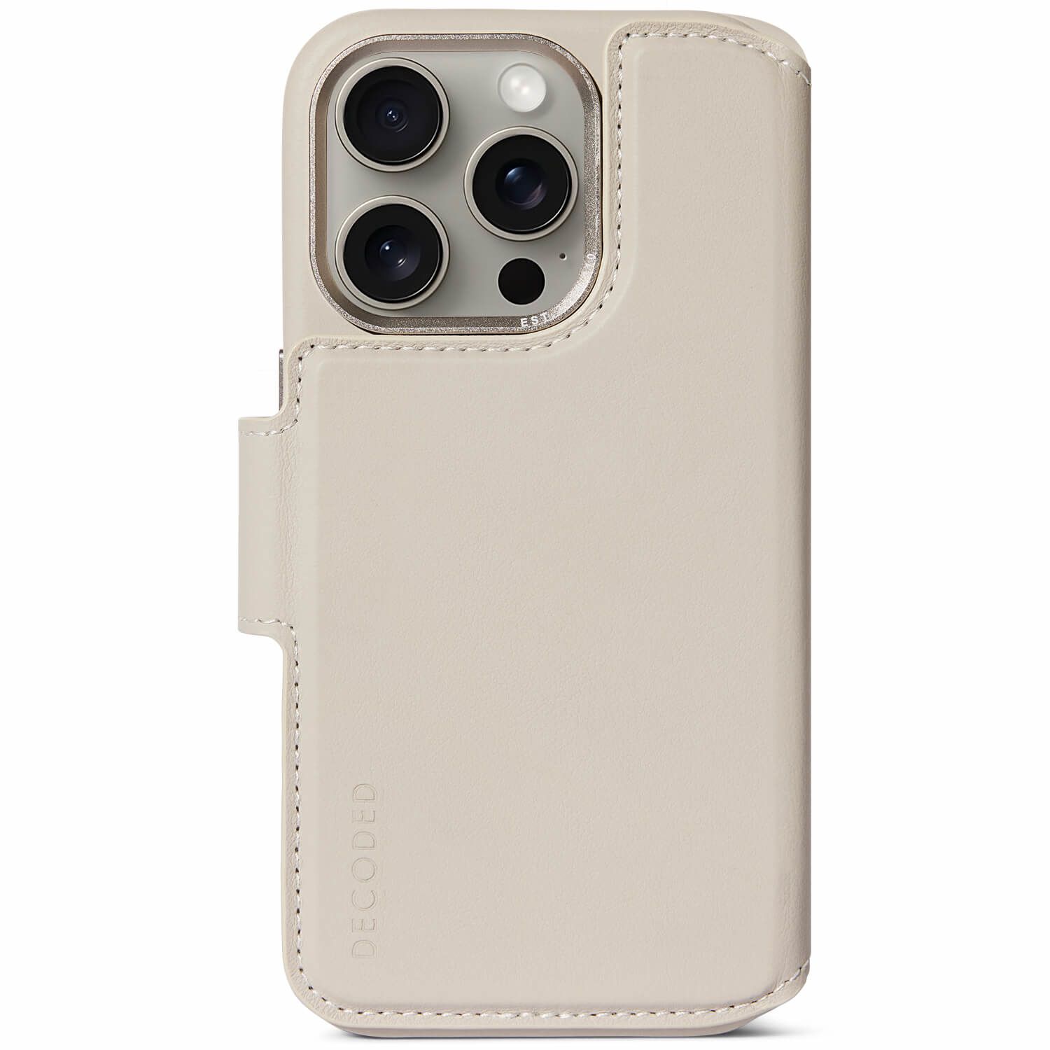 Decoded D24IPO15PMDW5CY mobiele telefoon behuizingen 17 cm (6.7") Portemonneehouder Beige