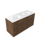 Saniclass Ensemble de meubles de salle de bain - Chêne mat anthracite