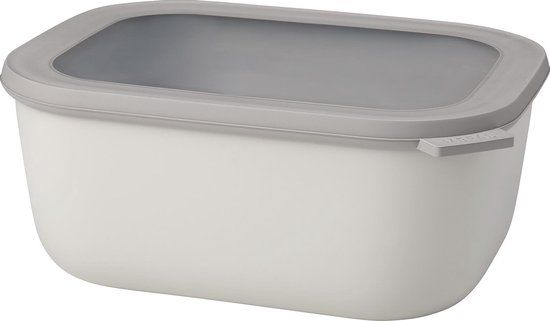 Mepal Cirqula Multikom - 3000 ml Rechthoekig - Nordic White