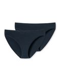 uncover by SCHIESSER Schiesser Uncover by Schiesser 2 PACK Tai Slip - Dames Onderbroek - donkerblauw