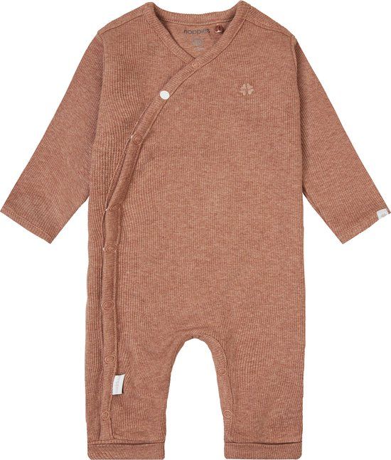 Noppies Baby Romper Nevis - Maat 74 - Cafe Au Lait Melange - Unisex