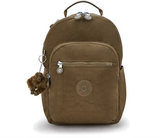 Kipling SEOUL S Dames Rugzak - Smooth Khaki