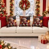 PETTI Artigiani Italiani 2 kussenslopen kerstbeer 12 45 x 45 cm